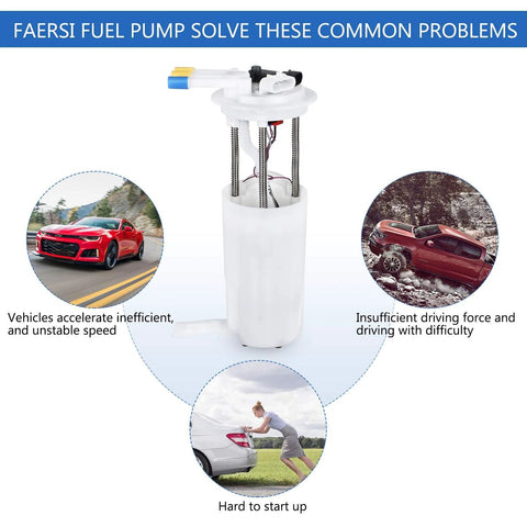 Fuel Pump With Sensor E3542M Replacement Fits 2000 2005 Buick Century 3.1L V6 and 3.8L, 2000 2004 Buick Regal 3.8L V6, 2000 2005 Chevy