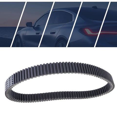Heavy Duty CVT Drive Belt Replacement for CFMoto UForce U10 And U10XL Pro Models 2025 To 2026 ATV with Premium Rubber Compound, close-up view.