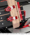 Pro Grade Micro Adjustable Joinery Sled For Precise Box Joints, Miters And Angled Cuts On Table Saw And Router Table