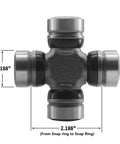 5-760X U Joint Kit 1310WJ Series Universal Joint Non Greaseable Inside Snap Ring 1.188 In Diameter By 2.188 In Length Between Snap Rings For Axles And Driveshafts In Trucks Jeeps And Off Road Vehicles.