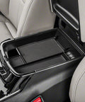All In One Center Console Organizer For Kia Telluride 2020 To 2026 Keeps Your Ride Tidy Premium Interior Accessory That Fits LX S EX SX And XLine Models Armrest Tray With Coin Holder And Secondary Storage Black, installed view.
