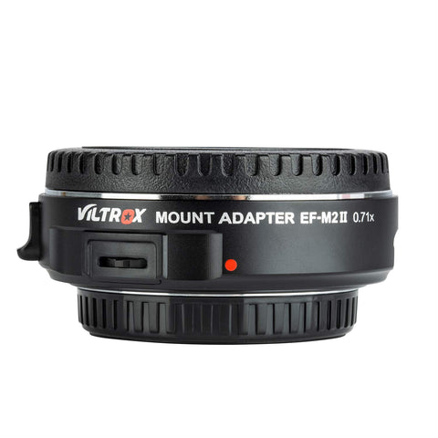 Canon EF To Micro Four Thirds Focal Reducer Booster Adapter 0.71x For Autofocus On GH6 GH5M2 BMPCC 4K GH4 GH5 G85 OM System