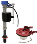 K-400H-040-T5 PerforMAX Fill Valve and 3-Inch Flapper Toilet Repair Kit with chain and multi-colored components