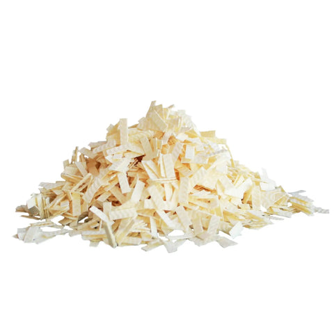 Hydroponic Confetti Grow Medium For Microgreens And Wheatgrass 5 lb bag compostable wood fiber showing pile texture
