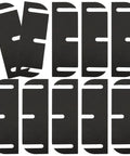 10 Pack Black Door Hinge Shims, 3.5 Inch Spacers, Trimable to Eliminate Gaps and Sticking Doors, 0.04 Inch Thick