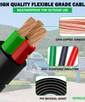 Heavy Duty 25ft 30 Amp Dryer Extension Cord 3 Prong NEMA 10-30P to 10-30R 10-Gauge Copper Weatherproof ETL Listed outdoor use