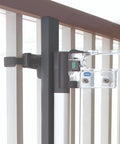 Stress Free Stair Gate Mount Adapter For Banisters And Spindles No Screws Needed No Screw Drama Fits Square Banisters