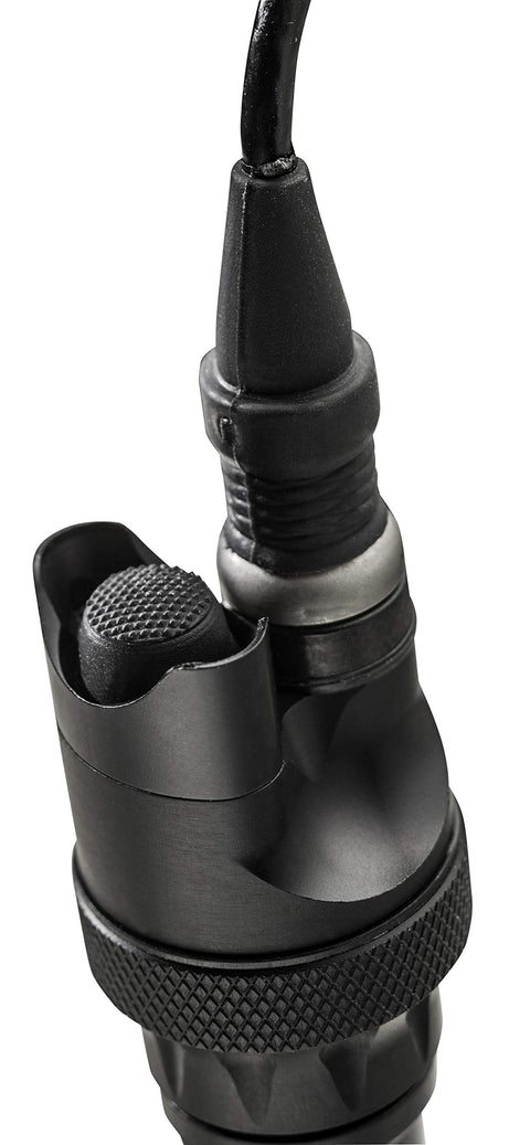 Scout Light Dual Switch Tailcap Assembly With 7 Inch Cable For Weapon Lights Waterproof Black And Tan Remote Tape Switch Plus Click On Off Push Button Flexible Mounting For Seamless Integration System Disable close-up view