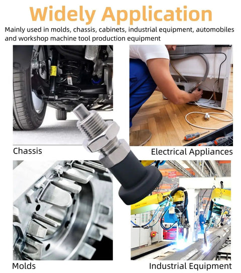 Heavy Duty Stainless Steel Spring Plunger With M12 Retractable Ball Nose Thumb Wheel And Easy Pull Knob For Straight Shots On Precision Clamping in industrial applications