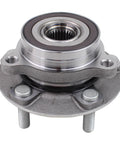 Front Wheel Hub Bearing For Hyundai Elantra 2021-2025, Kia Forte 2019-2024, K4 2025, and Niro 2023-2025 in silver metal finish
