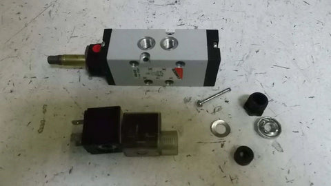 Electro Pneumatic Five Way Valve With One Eighth Inch Ports Solenoid Actuated Spring Return Industrial Grade Air Control Valve for automation