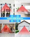 Wireless Driveway Alarm System With 600 Foot Range All Weather Outdoor Motion Sensor And Microwave Infrared Detector in various scenes