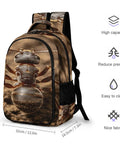 Dope Wild Ant Printed Unisex Backpack With Large Capacity Durable Polyester Daypack for School Travel and Everyday Carry