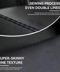 Close-up of Tesla Model Y And Model 3 Armrest Cover Custom Fit Center Console Lid Protector with premium soft leather texture