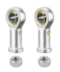 Rod End Bearing Five Eighths Inch Bore With Five Eighths By Eighteen Right Hand Thread Self Lubricating Female Heim Joint With Jam Nuts