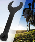 Bottom Bracket Wrench For Hollowtech II External Cup BB Removal And Crank Tool with scenic outdoor background