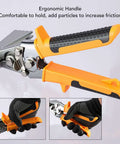 Close-up of 6 Inch Hand Bending Pliers With Straight Jaw Metal Bender and Non Slip Ergonomic Handle