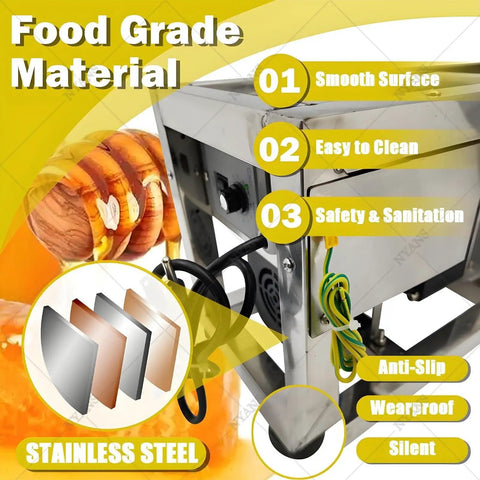 Electric Viscous Liquid Honey Transfer Pump For Food Grade Use With CAM Rotor, 5.7 Liters Per Minute Flow And 8 Kg Per Minute Capacity, 90W Copper Motor, A Real Workhorse For Peanut Butter And Sesame Paste, stainless steel body