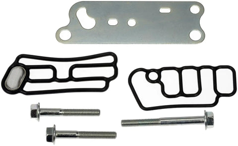 Vtec Solenoid Gasket Filter Kit OE Fix For Select Acura And Honda Models with bolts and metal plate
