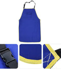 Flame Retardant Welding Apron For Real Welders Boss Level Durable Washable Safety Apron With Adjustable Buckle Front Pockets