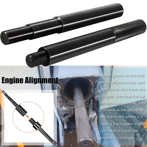 Gimbal Bearing Alignment And Install Kit For Boat Drives Pro Grade Gear Set shown with tools and installation guide.