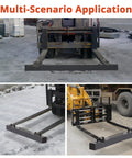 Heavy Duty Hanging Magnetic Sweeper 48 Inch Nail Magnet With 120 Lbs Lift Capacity Aluminum Casing Forklift Compatible