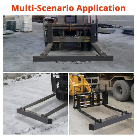 Heavy Duty Hanging Magnetic Sweeper 48 Inch Nail Magnet With 120 Lbs Lift Capacity Aluminum Casing Forklift Compatible