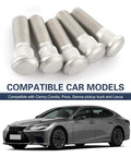 5Pcs Wheel Studs Kit M12x1.5 49mm Long Steel Lug Bolts For Auto Tires For Your Ride with compatible car model list