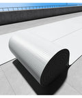 Heavy Duty Professional Grade Self Adhesive Thermal Insulation Roll With Rock Solid Fireproof Sound Deadening Foam Panel on flat surface.