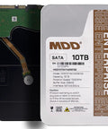 10TB 7200 RPM Enterprise Hard Drive with 256MB Cache, SATA 6Gbps 3.5 Inch, Renewed Beefy High Density Storage Made for Hyperscale Data Centers and Peak Performance. SATA bare drive label