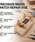 Mini Brass Vise For Watch Repair And Jewelry Engraving Precision Clamping Jaws For Tiny Parts Delicate Hands Tiny Gears Pivot Tubes And Small Components The Handy Pro Grade Watchmakers Tool For Precise Holding, brass vise on workbench