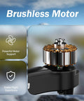 Close-up of brushless motor on 1080P Camera Drone With Built In Screen For Beginners, showing powerful motor support and stable flight.