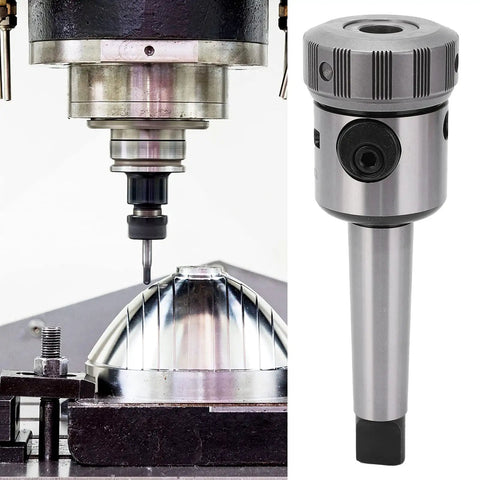 Beefy MT3 Annular Cutter Arbor For Drilling And Milling Machines, 40Cr Steel Build, M5 To M20 Clamp Range (3/36 To 3/4 Inch), MT3 Taper, 0.03 mm Precision, HRC45-48 Hardness, Drill Tap Holder Tool on milling machine