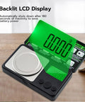 Ultra Portable Micro Gram Scale For Jewelry Powder And Medicine 50g Capacity With 0.001g Readability Digital Precision Balance on wood