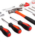 148 Piece Automotive And Household Tool Set For DIY Enthusiasts And Car Lovers Durable Heat Treated Tools displayed on white