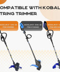 Kobalt 40V Cordless String Trimmer Spool Replacement For KST 120X Dual Line Autofeed Refills models displayed with compatibility