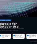 Foldable Water Container With Spigot For Camping And Hiking, emphasizing durable and flexible design for outdoor use.