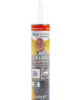 No Sweat Self Leveling Lap Sealant For RV Roofs, Tan Hue, 10.3 oz tube with self-leveling application for waterproofing.