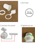 Tough As Nails Waterproof Type C Usb Car Charger Socket With Rubber Cap for 12V and 24V rides installation steps and wiring details.