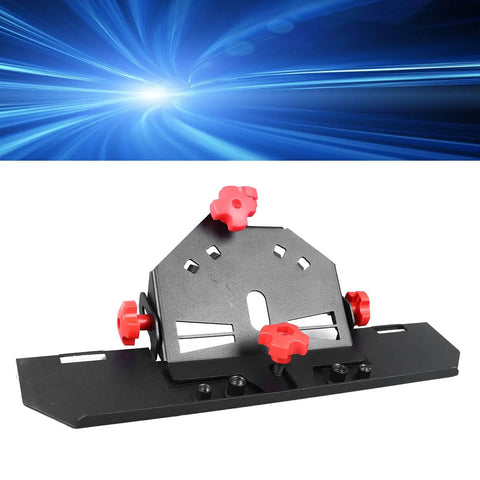 Heavy Duty Electric Tile Chamfering Jig For Creating Perfect 45 Degree Angles On Ceramic And Stone with red screw adjustments.