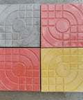 DIY Paving Mold Kit For Brick Or Concrete Stone Squares Patio Garden Pathway Pavers Reusable Polypropylene