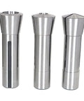 Steel Collet Set for Milling Machines R8 to 1 Inch, 29 Piece Kit with Laser Etched Sizes, fits most mills
