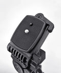 Non Slip Camera Quick Release Plate 43mm For Tripods And Cameras No Hassle Quick Attach Secure Mount With Stable No Slip Grip Lightweight Plastic Construction, textured surface