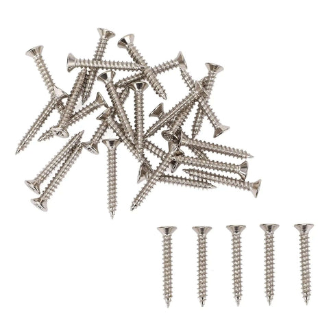 Metal screws for Beefy Heavy Duty Hidden Door Hardware; essential for installation of wood secret door bookcase and concealed bookcase system.