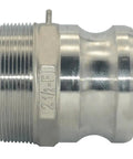 Heavy Duty Stainless Camlock Fitting Adapter Kit With Male And Female Quick Barb Disconnects In 1/2 3/4 1 1-1/4 2 3 4 Inch Sizes For Hose, Pump, And Valve, 2 1/2-F stainless steel adapter