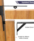 Heavy Duty Corner Gate Brace Kit For Wooden Fences With Latch No Sag Brackets Rust Resistant Powder Coated Steel Supports Up To 120 Lbs