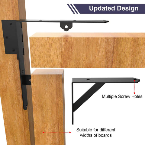 Heavy Duty Corner Gate Brace Kit For Wooden Fences With Latch No Sag Brackets Rust Resistant Powder Coated Steel Supports Up To 120 Lbs