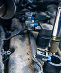 Drive converter sleeve, chrome alloy, for 1/4, 3/8, 1/2 in drives; installed in engine bay