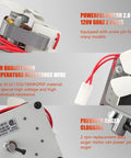Close-up of 2.0 RPM Auger Motor Replacement For Pit Boss Camp Chef Wood Pellet Grills Universal 120V 60Hz 2 Pole Drive Motor