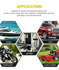 Universal Rocker Toggle Switch With Waterproof Cap 2 Pin SPST On Off Switch Rugged Metal Lever 10A 12V DC And 6A 24V DC For Cars Trucks Boats Pack Of Four Great For Marine Auto Boat Use. application for boats, cars, motorcycle, grinder, lawn mower
